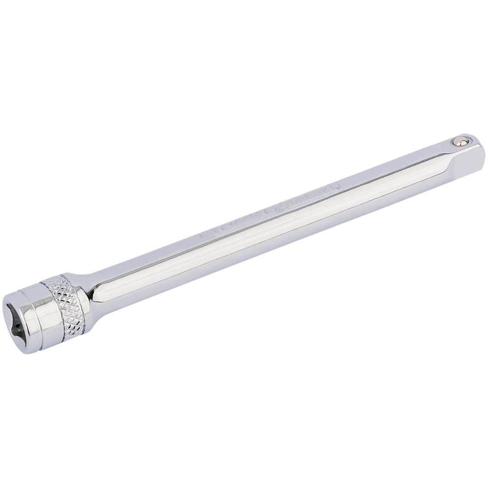 Draper 1/4" Drive Polished Chrome Socket Extension Bar 1/4" 100mm