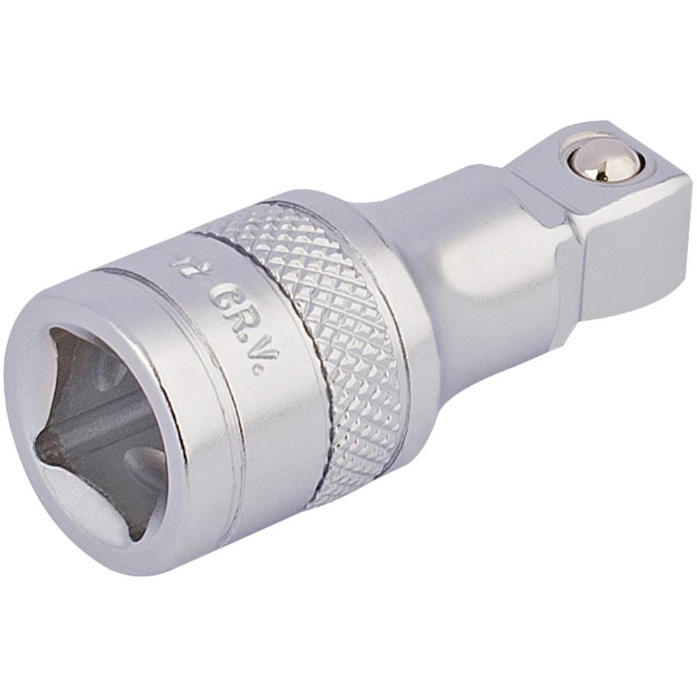 Draper 3/8" Drive Satin Chrome Wobble Socket Extension Bar 3/8" 50mm