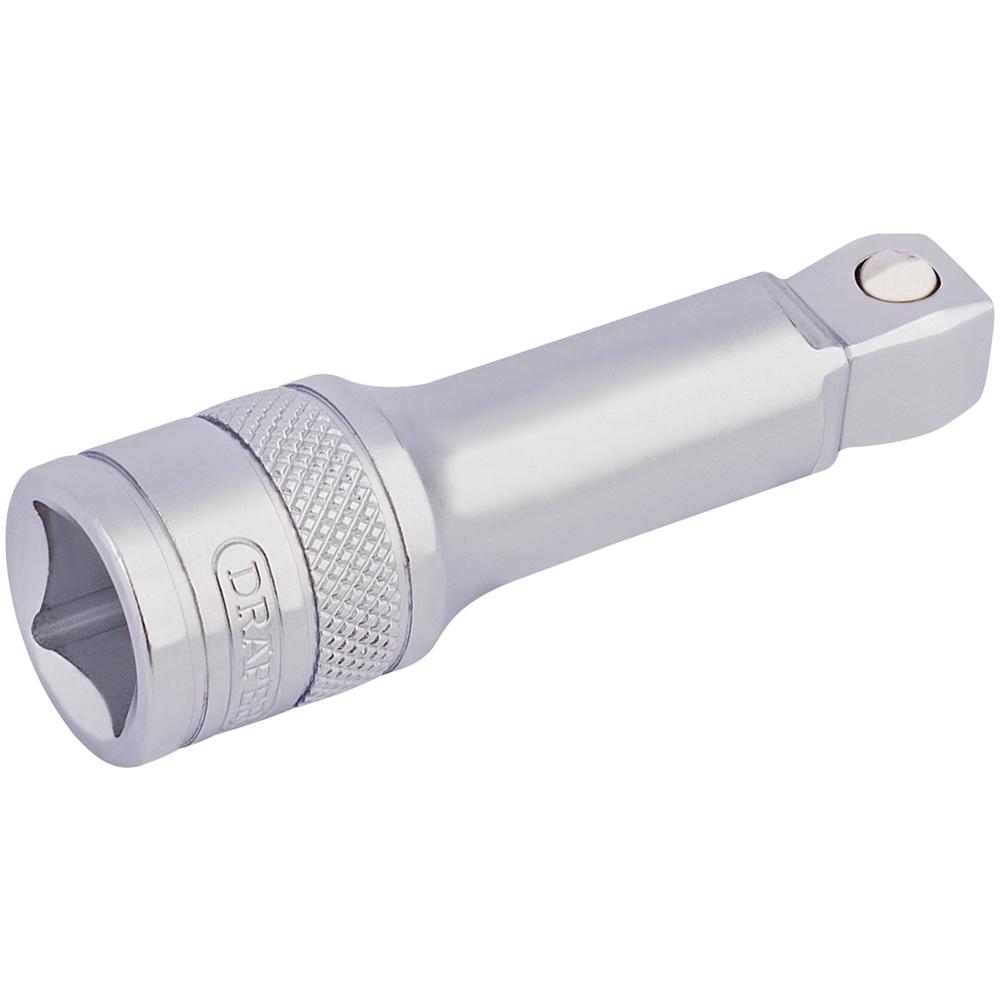 Draper 1/2" Drive Satin Chrome Wobble Socket Extension Bar 1/2" 75mm