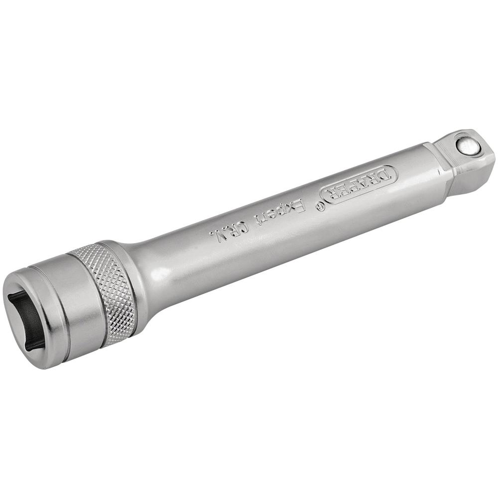 Draper 1/2" Drive Satin Chrome Wobble Socket Extension Bar 1/2" 125mm