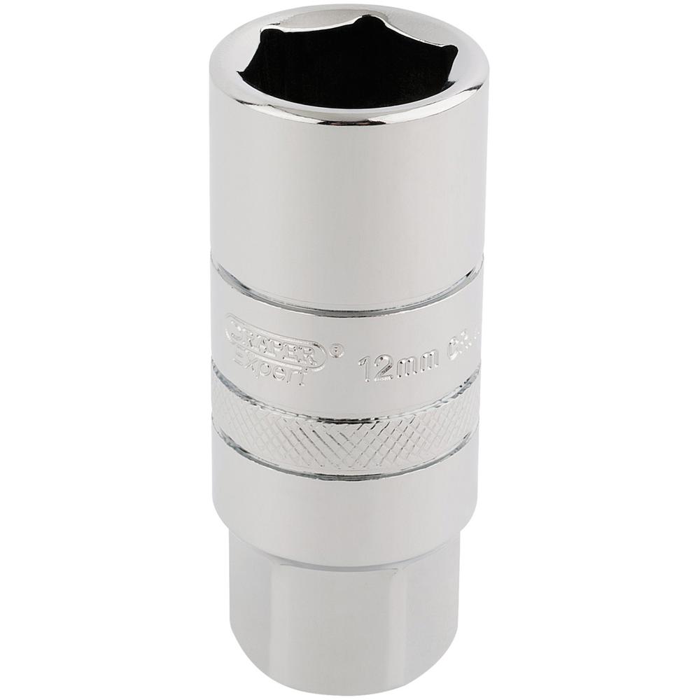 Draper 3/8" Drive Hexagon Spark Plug Socket 3/8" 12mm