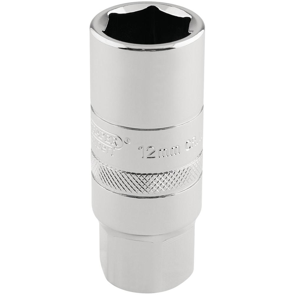 Draper 1/2" Drive Hexagon Spark Plug Socket 1/2" 12mm