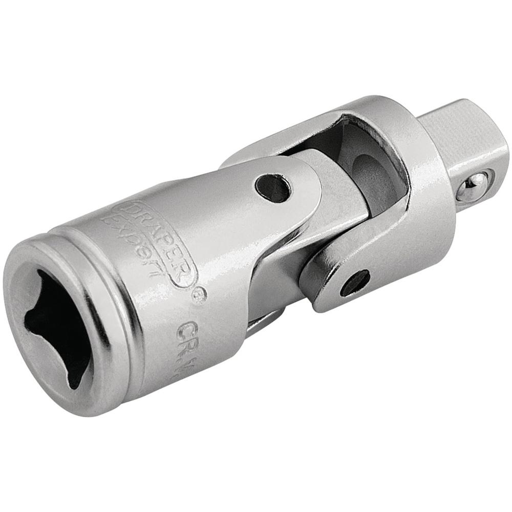 Draper 1/4" Drive Satin Chrome Universal Joint 1/4