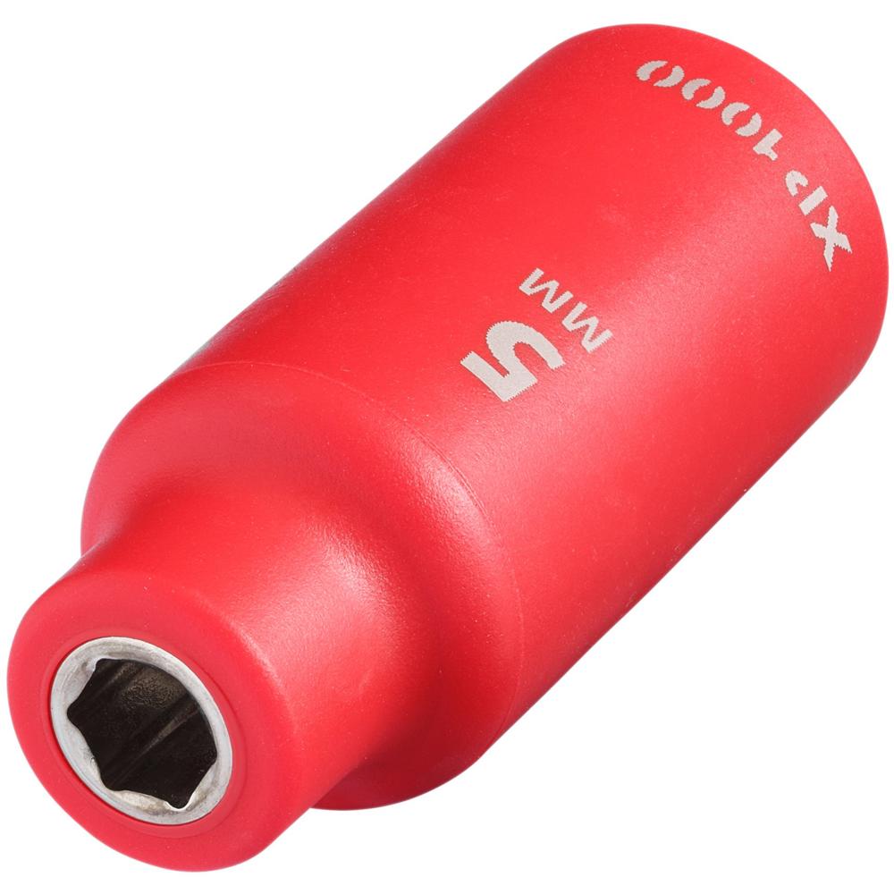 Draper XP1000 1/4" Drive VDE Insulated Hexagon Socket 1/4" 5mm