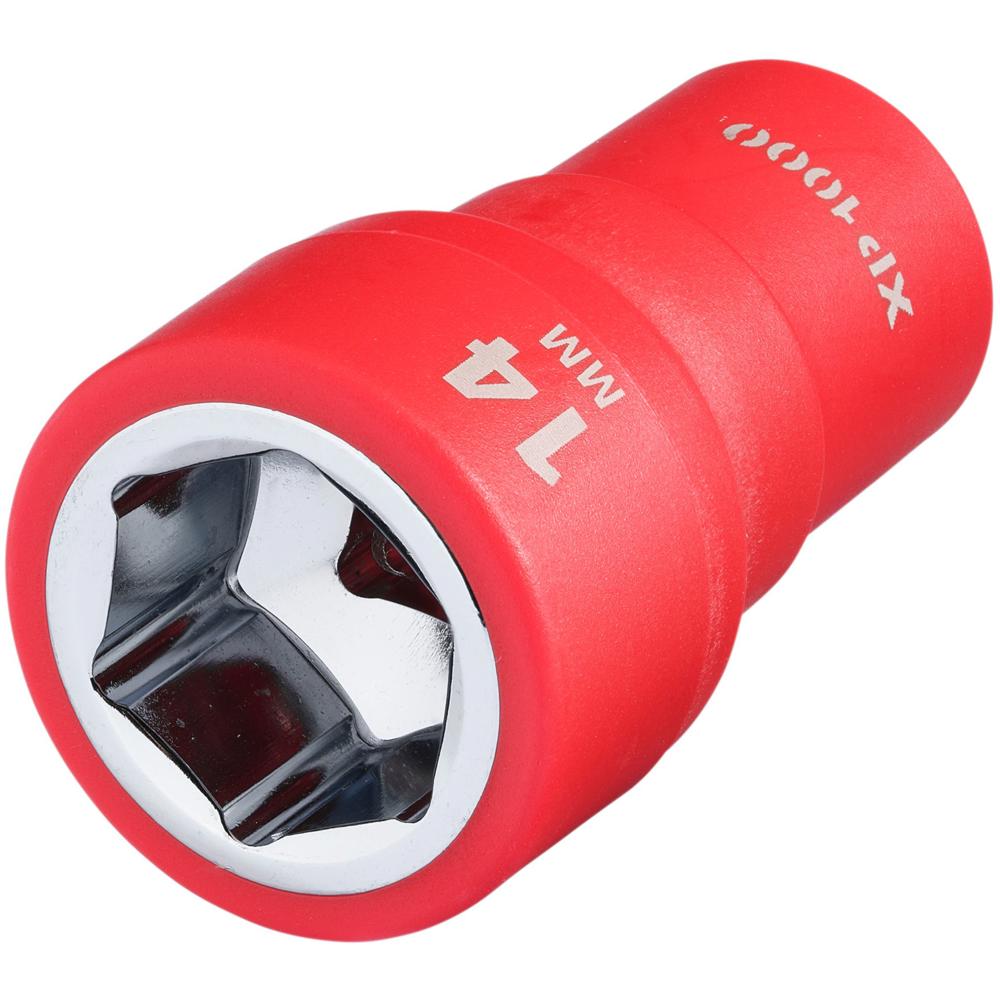Draper XP1000 1/4" Drive VDE Insulated Hexagon Socket 1/4" 14mm
