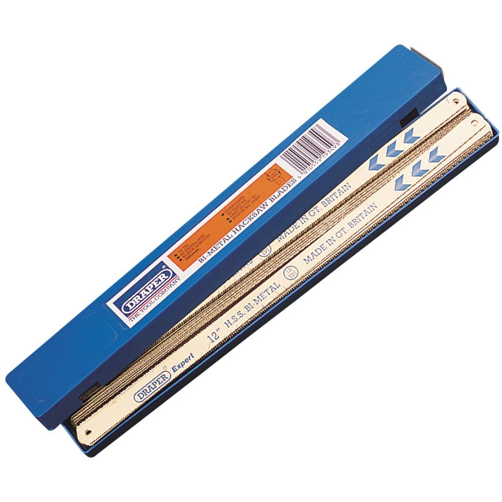 Draper Expert Bi-Metal Hacksaw Blades 12" / 300mm 18tpi Pack of 50