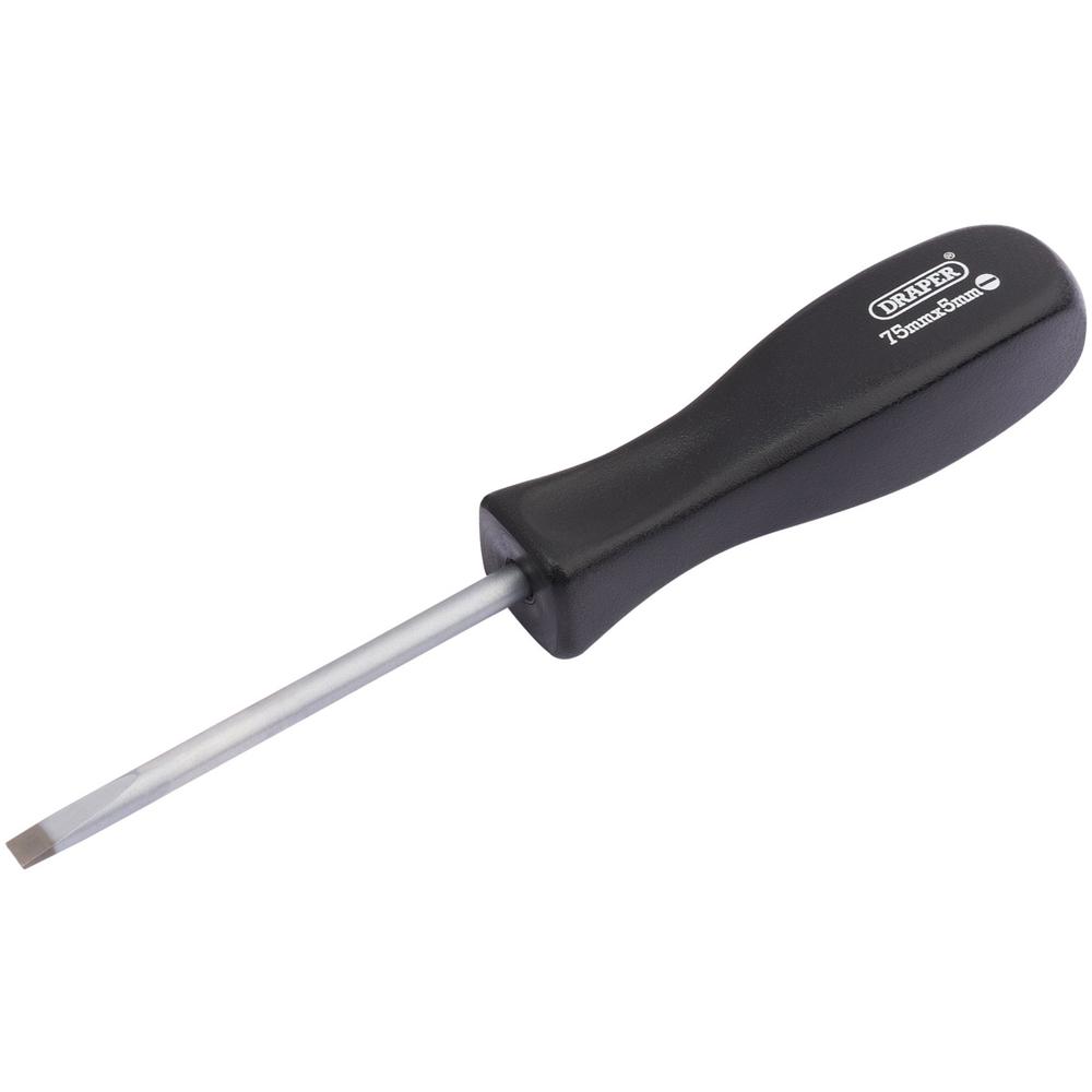 Draper Expert Mechanics Flared Slotted Screwdriver 5mm 75mm