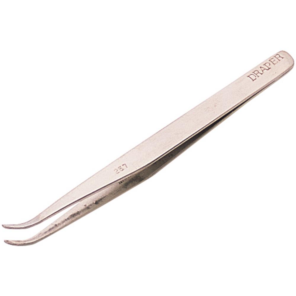 Draper Dumont Pattern Fine Point Curved Tweezers