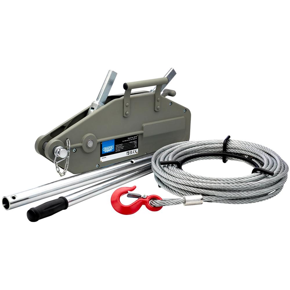 Draper Expert Wire Rope Puller 1600Kg