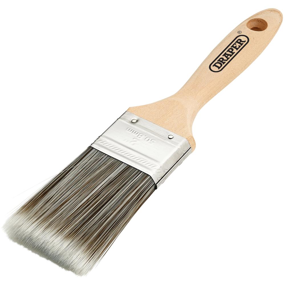 Draper Wood Handle Synthetic Paint Brush 50mm