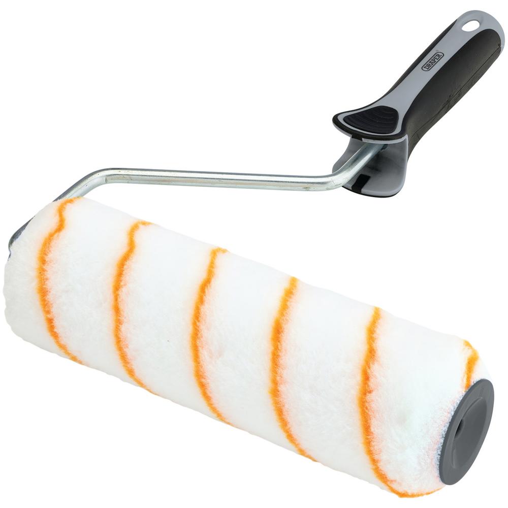 Draper Medium Pile Polyester Paint Roller with Soft Grip Handle 230mm