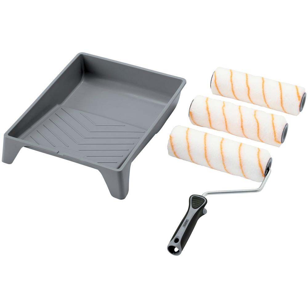 Draper 5 Piece Polyester Soft Grip Paint Roller Set 230mm