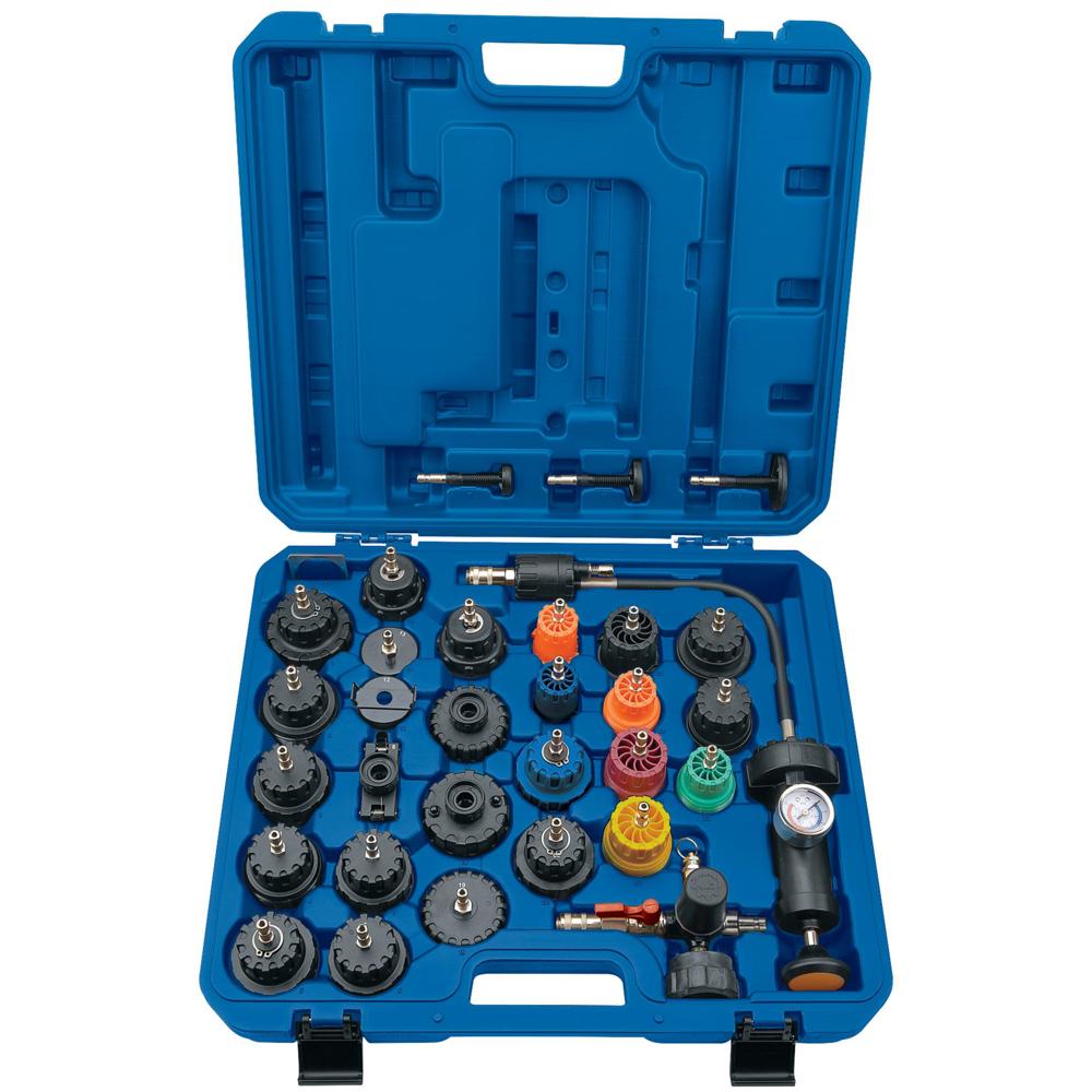 Draper Expert 33 Piece Automotive Radiator and Cap Pressure Test Tool Kit