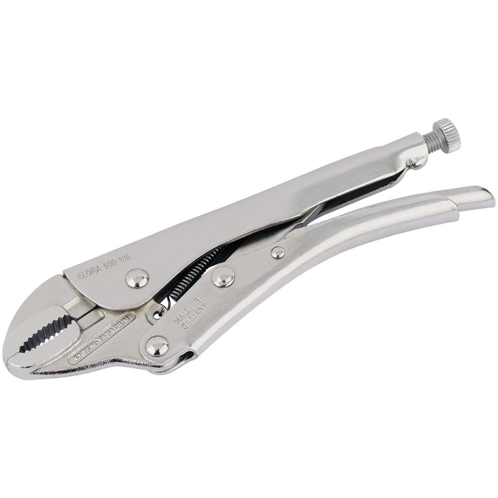 Elora Curved Jaw Self Grip Pliers 180mm