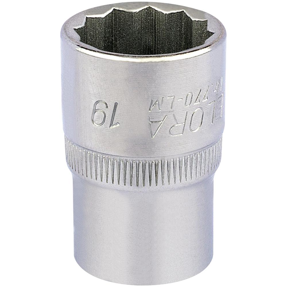 Elora 1/2" Drive Bi Hexagon Socket Metric 1/2" 19mm