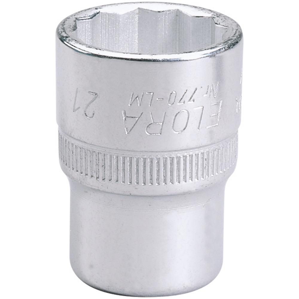Elora 1/2" Drive Bi Hexagon Socket Metric 1/2" 21mm