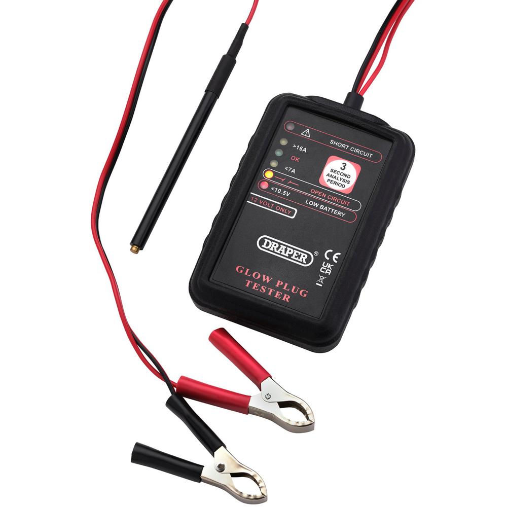 Draper ETGT 12v Glow Plug Tester