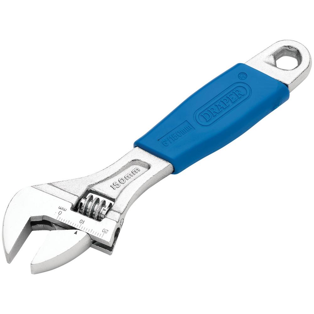 Draper Soft Grip Adjustable Spanner 150mm