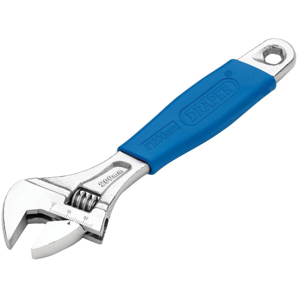 Draper Soft Grip Adjustable Spanner 200mm