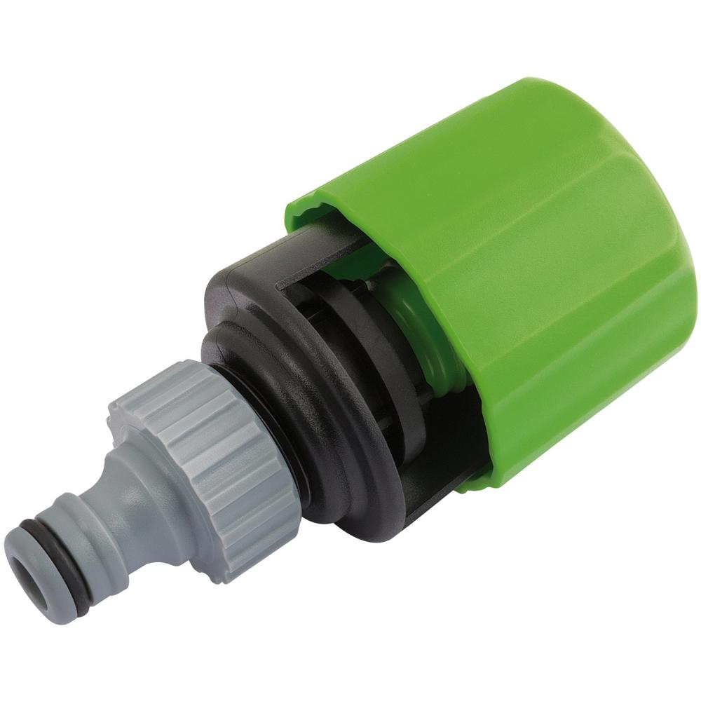Draper Indoor Tap Connector For Garden Hose Pipes