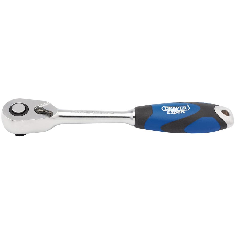 3/8" Drive 72 Tooth Reversible Soft Grip Ratchet