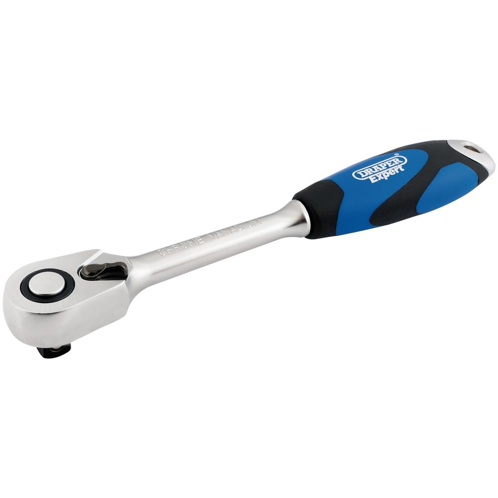 1/2" Drive 72 Tooth Reversible Soft Grip Ratchet