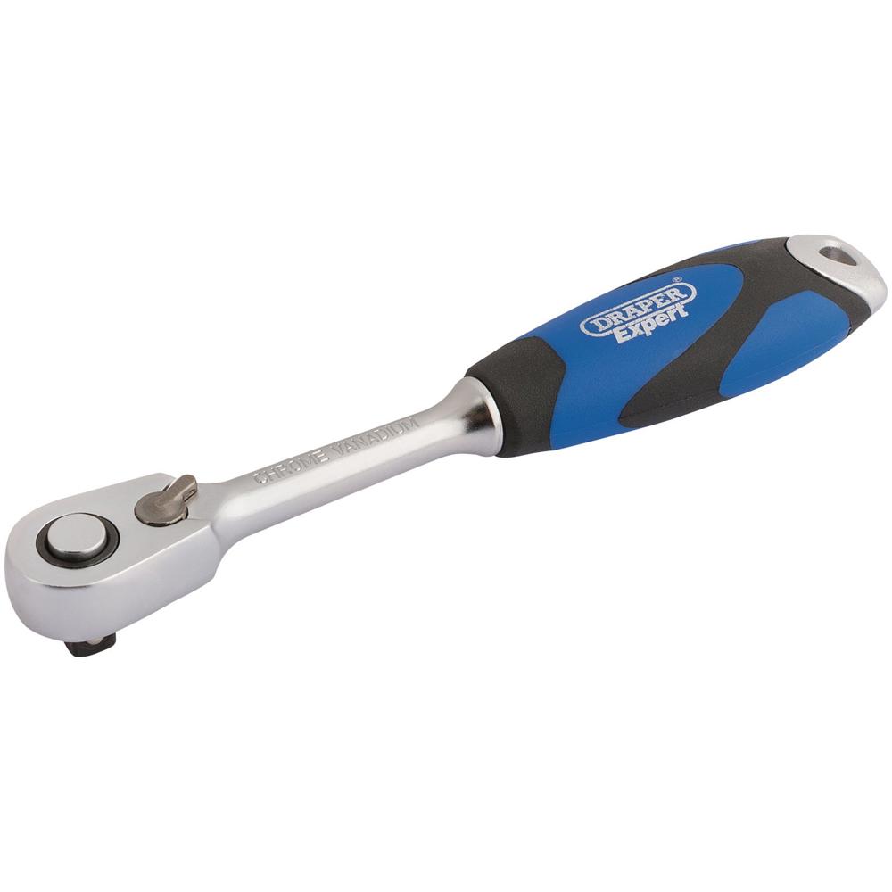 1/4" Drive 60 Tooth Micro Head Soft Grip Ratchet