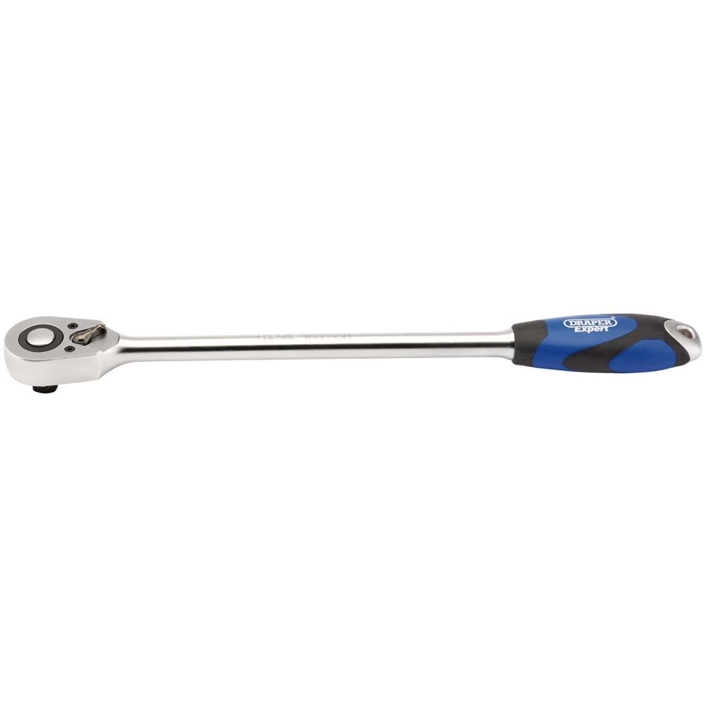 1/2" Drive Extra Long Reversible Quick Release Soft Grip Ratchet