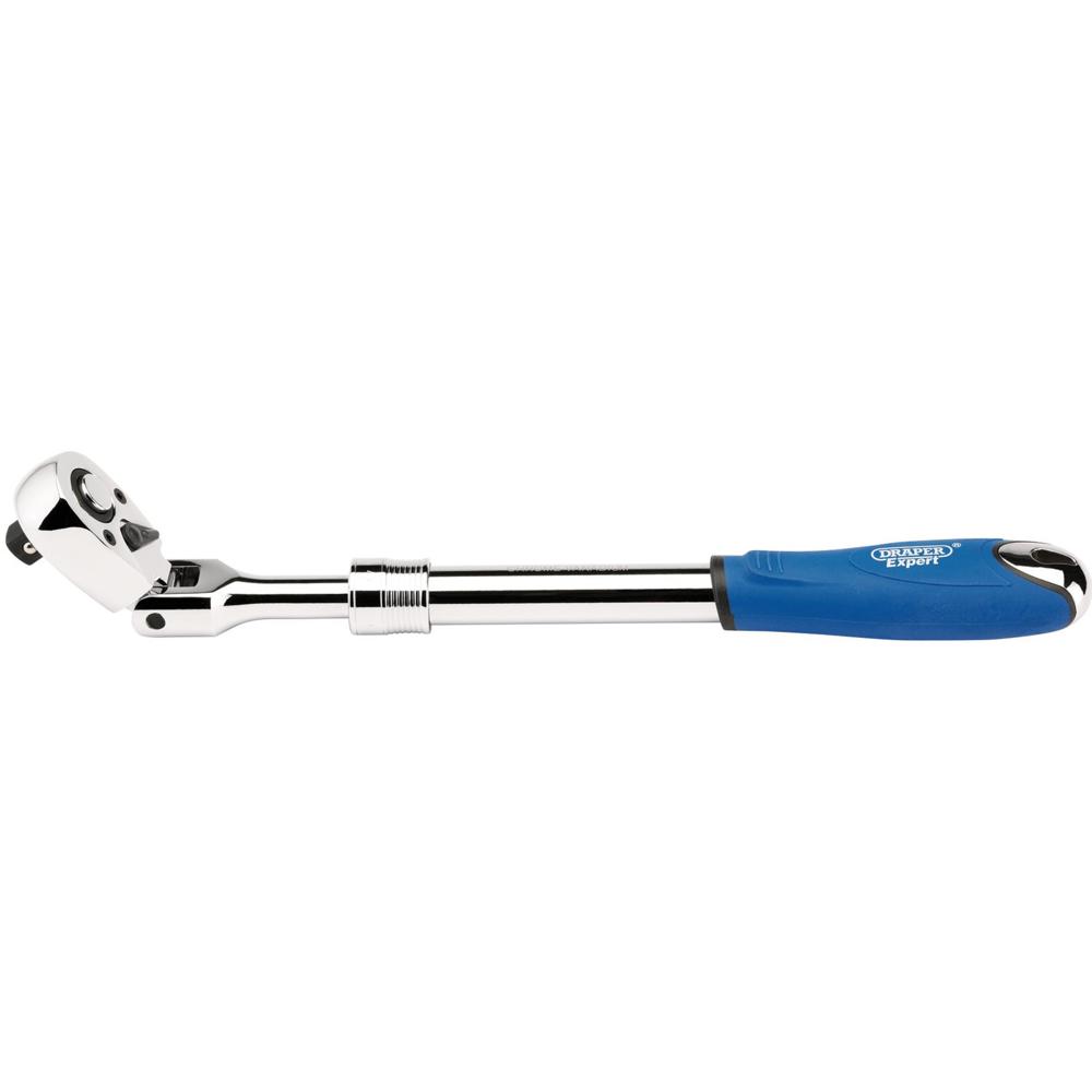 1/2" Drive 72 Tooth Flexible Head Extending Reversible Ratchet