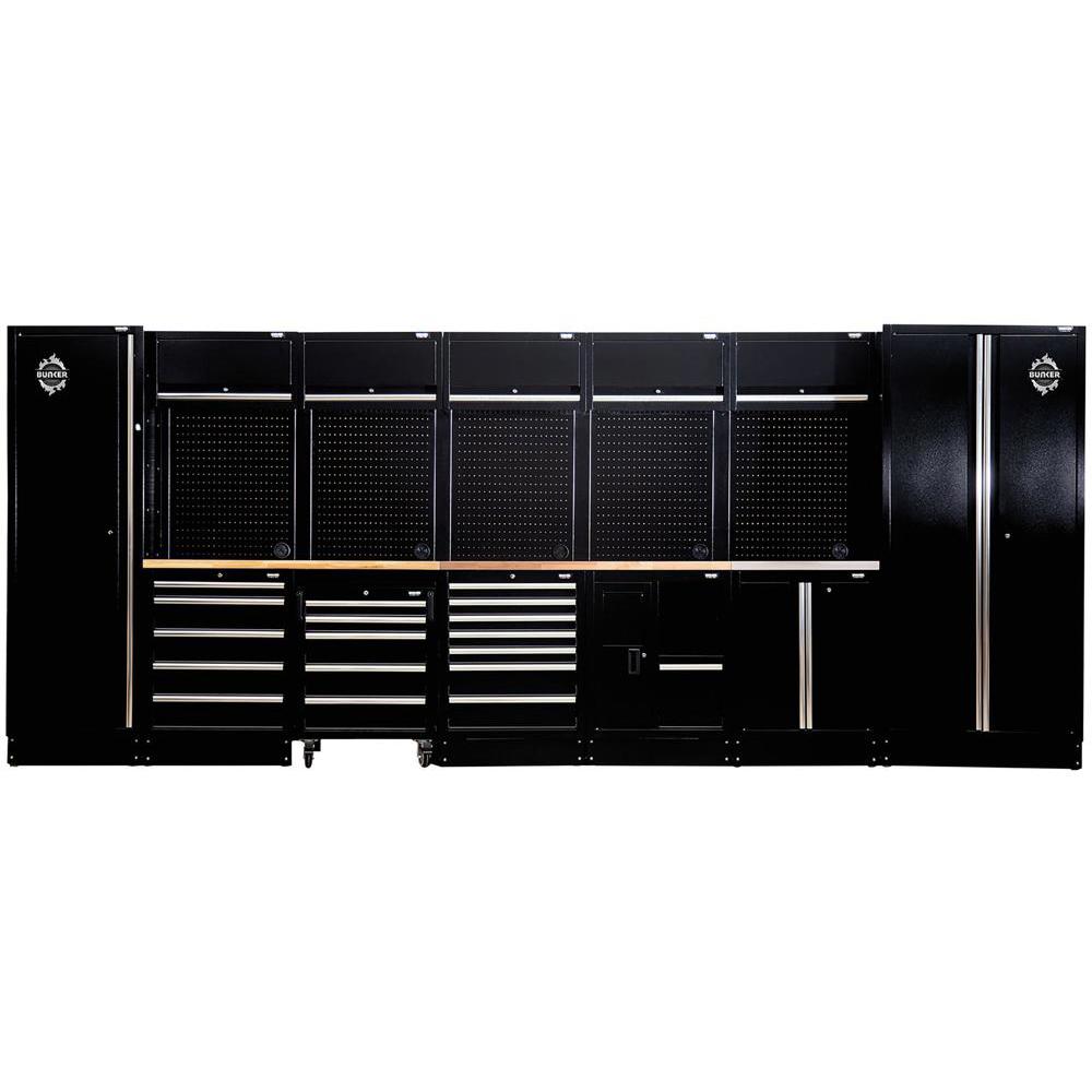Bunker 25 Piece Modular Storage Combo With Sink And Fsc Worktop