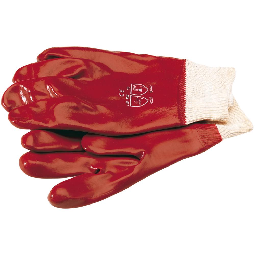 Draper Expert Wet Work Gloves Red One Size
