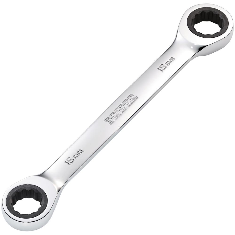 Draper Hi Torq Double Ratchet Ring Spanner 16mm x 18mm