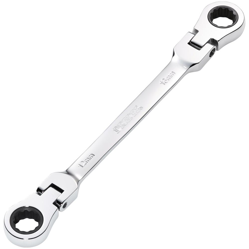 Draper Hi Torq Flexible Double Ratchet Ring Spanner 12mm x 13mm