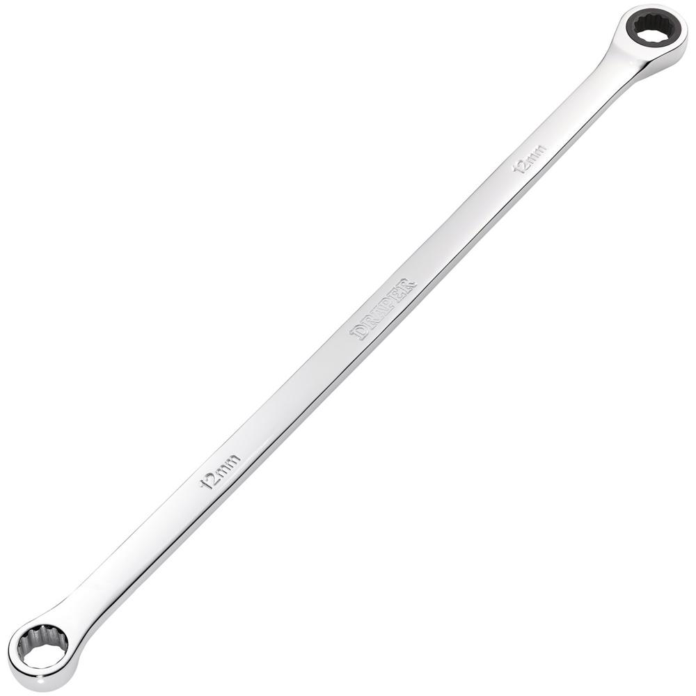 Draper Hi Torq Extra Long Double Ring Ratchet Spanner 12mm