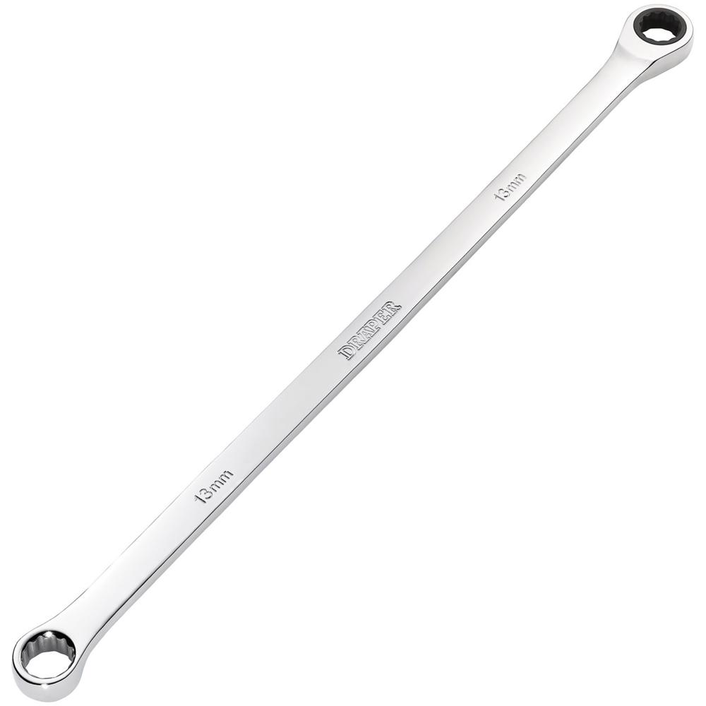 Draper Hi Torq Extra Long Double Ring Ratchet Spanner 13mm