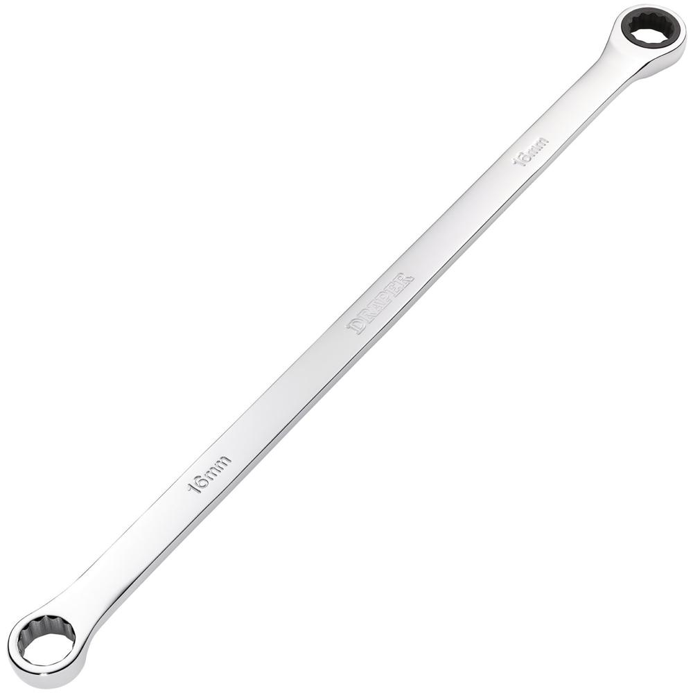 Draper Hi Torq Extra Long Double Ring Ratchet Spanner 16mm
