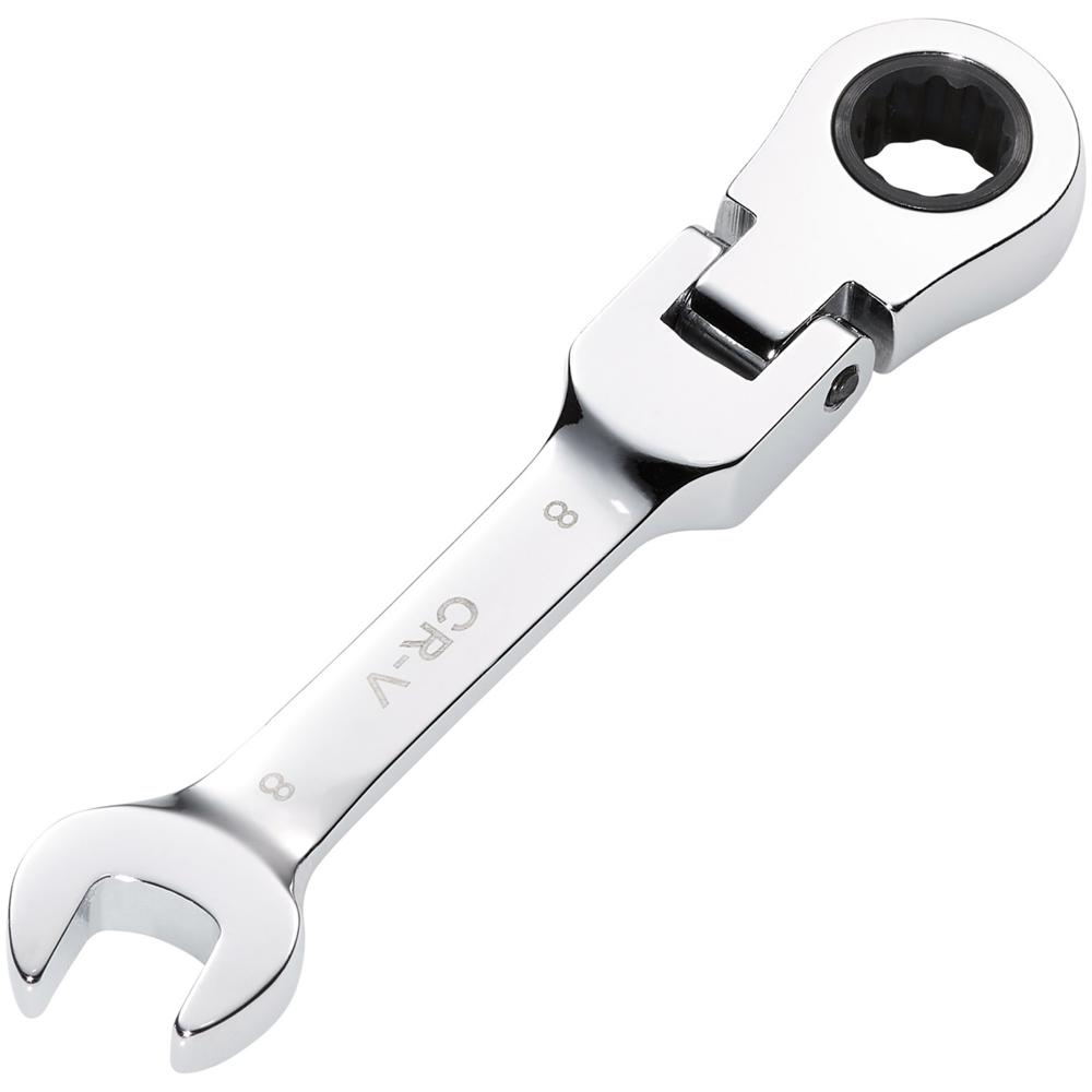 Click to view product details and reviews for Draper Hi Torq Stubby Flexible Head Ratchet Combination Spanner 8mm.