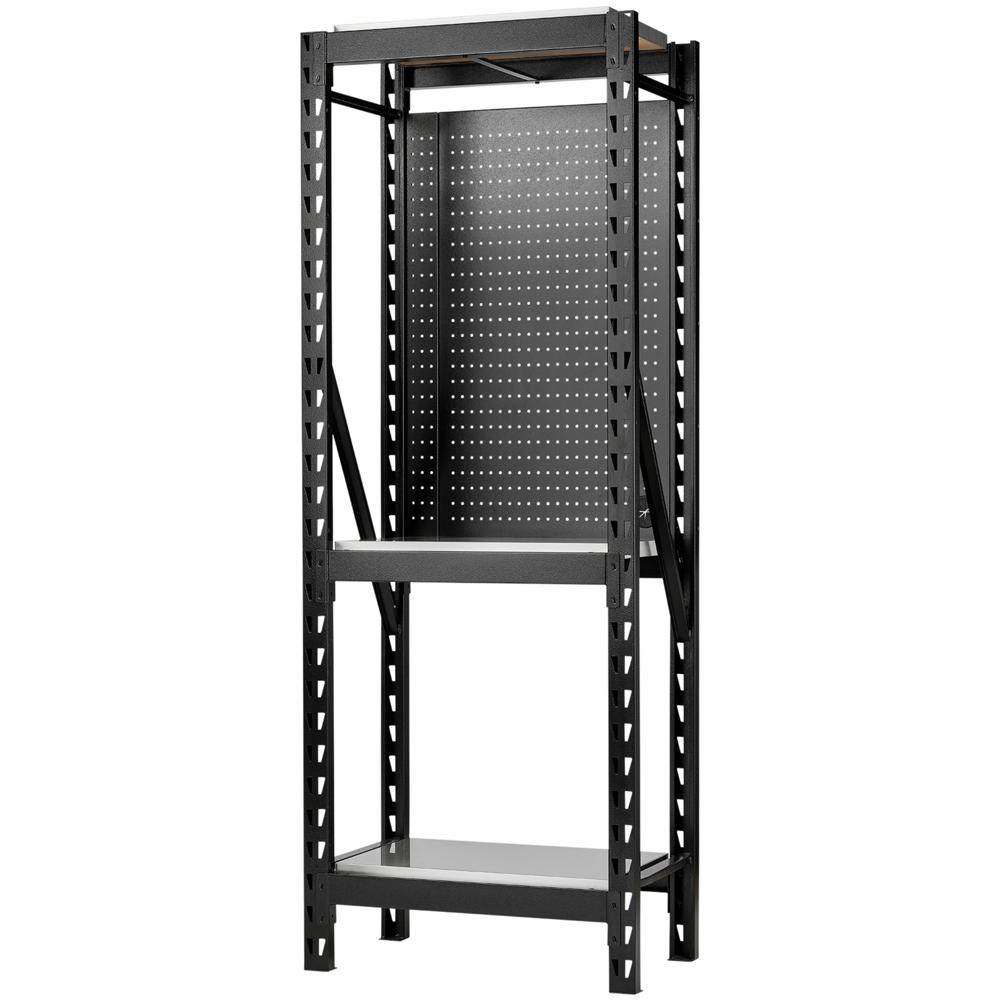 Bunker 17 Piece Modular 3 Tier Stainless Steel Shelf Racking Unit | Racking