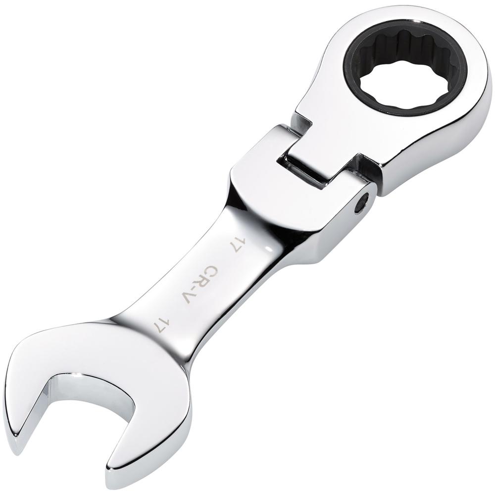 Hi-Torq Stubby Flexible Head Ratchet Combination Spanner