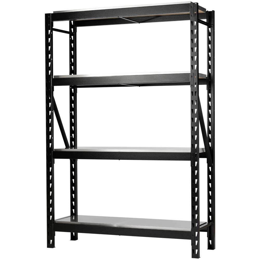 18 Piece Modular 4 Tier Stainless Steel Shelf Racking Unit