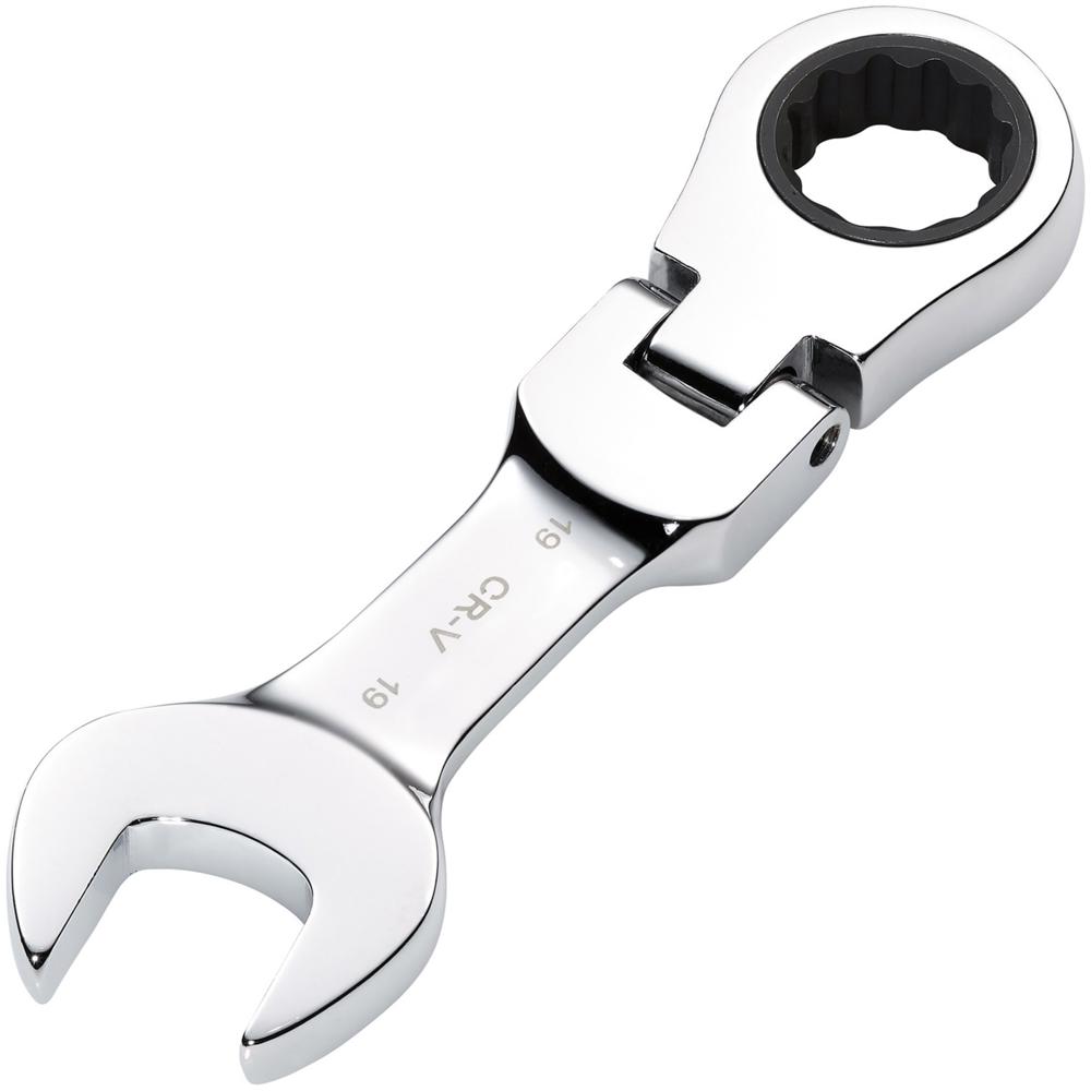 Click to view product details and reviews for Draper Hi Torq Stubby Flexible Head Ratchet Combination Spanner 19mm.