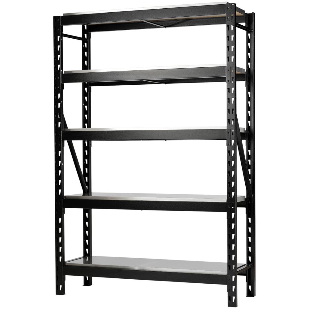 22 Piece Modular 5 Tier Stainless Steel Shelf Racking Unit