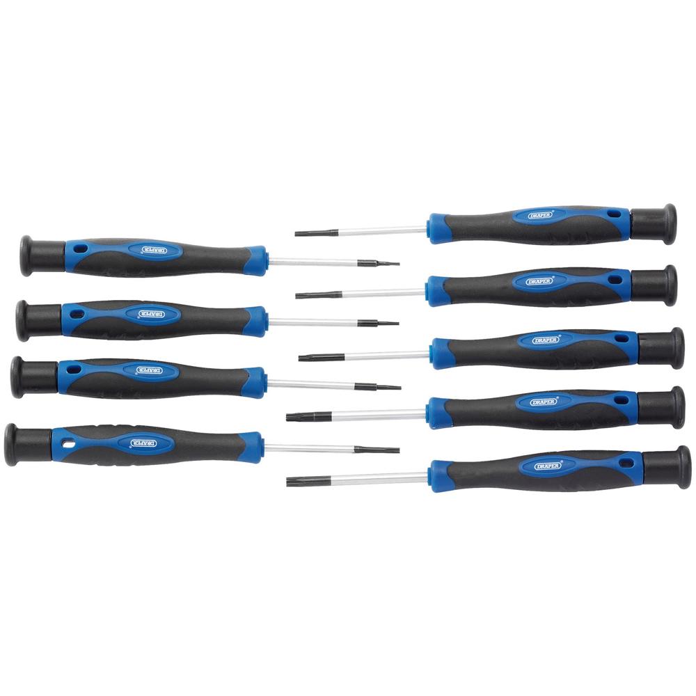 Draper 9 Piece Torx Precision Screwdriver Set
