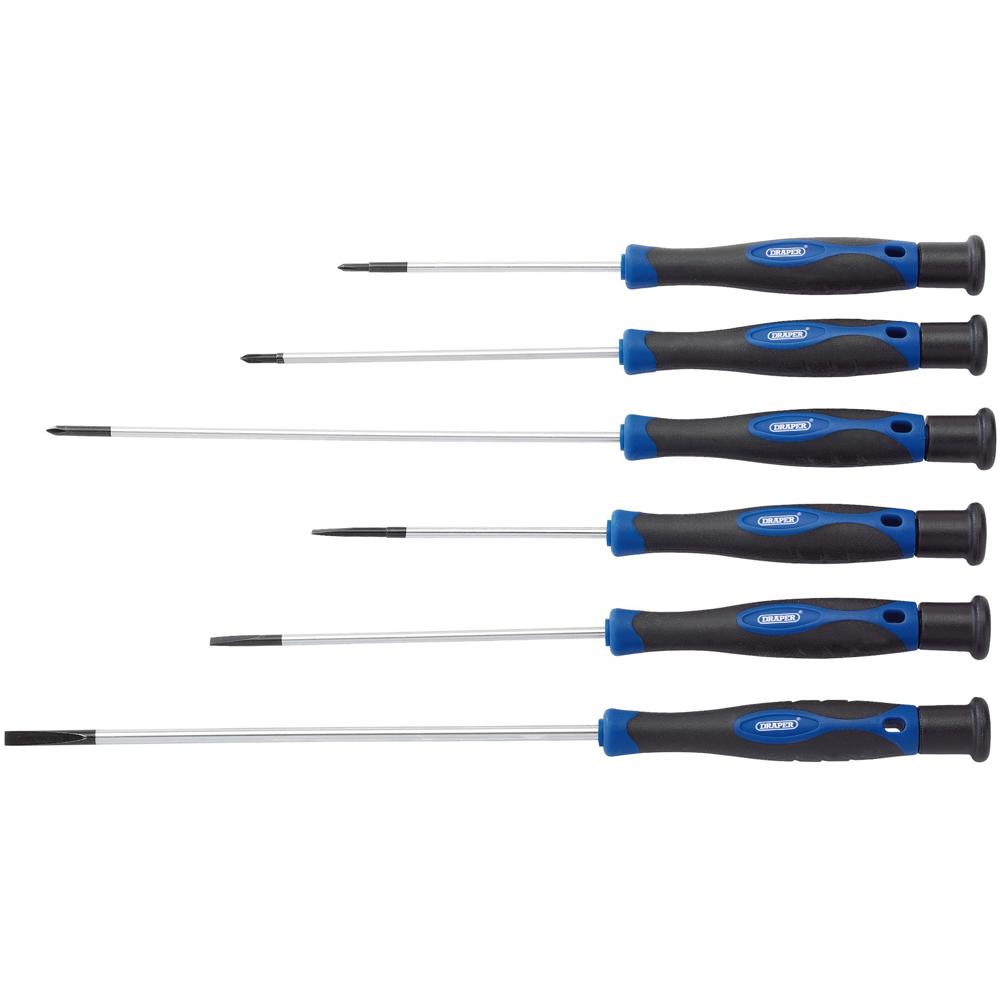 Draper 6 Piece Extra Long Screwdriver Set