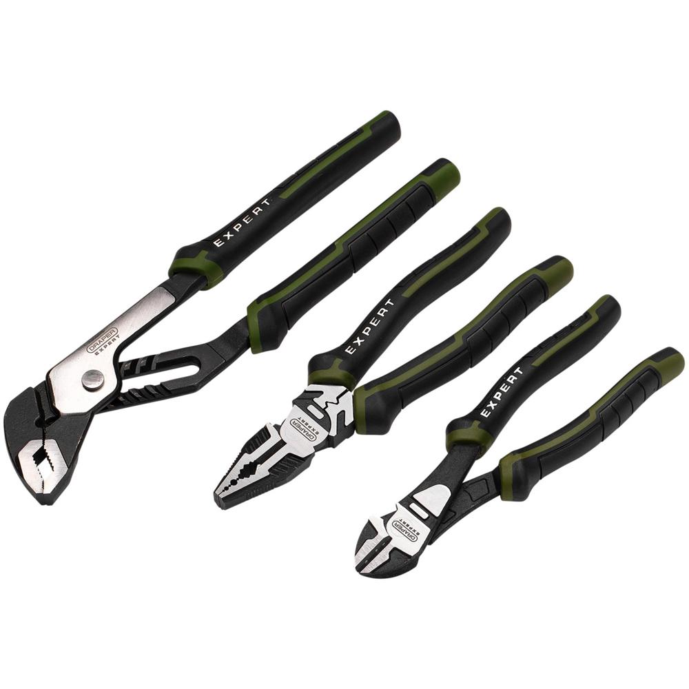 Draper Expert 3 Piece High Leverage Pliers Set