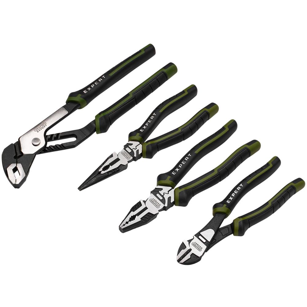 Expert 4 Piece High Leverage Pliers Set