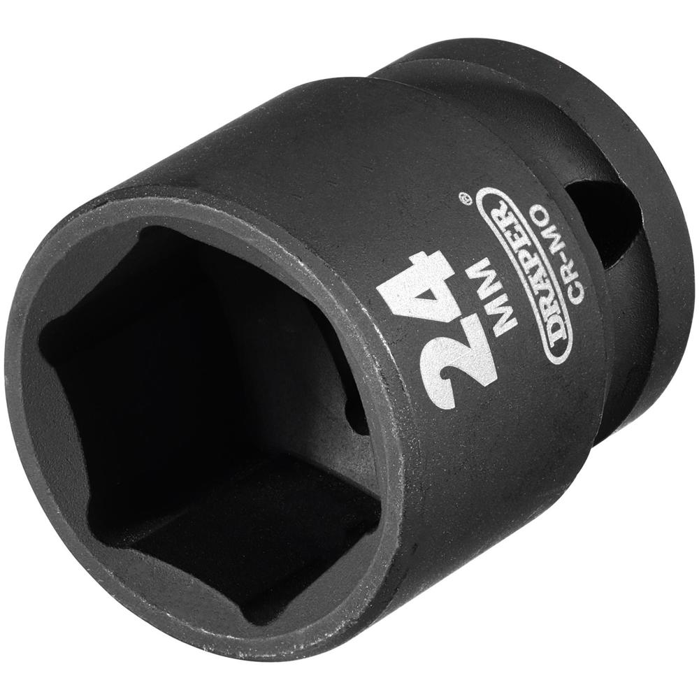 Draper Expert 1/2" Drive Hi Torq Hexagon Impact Socket Metric