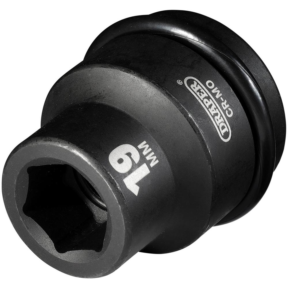 Draper Expert 3/4" Drive Hexagon Impact Socket Metric 3/4" 19mm