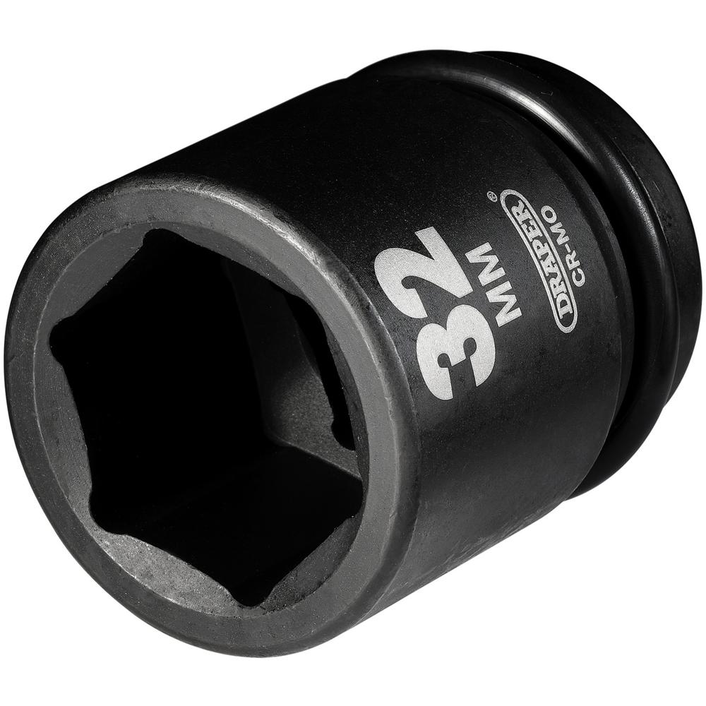 Draper Expert 3/4" Drive Hexagon Impact Socket Metric 3/4" 32mm