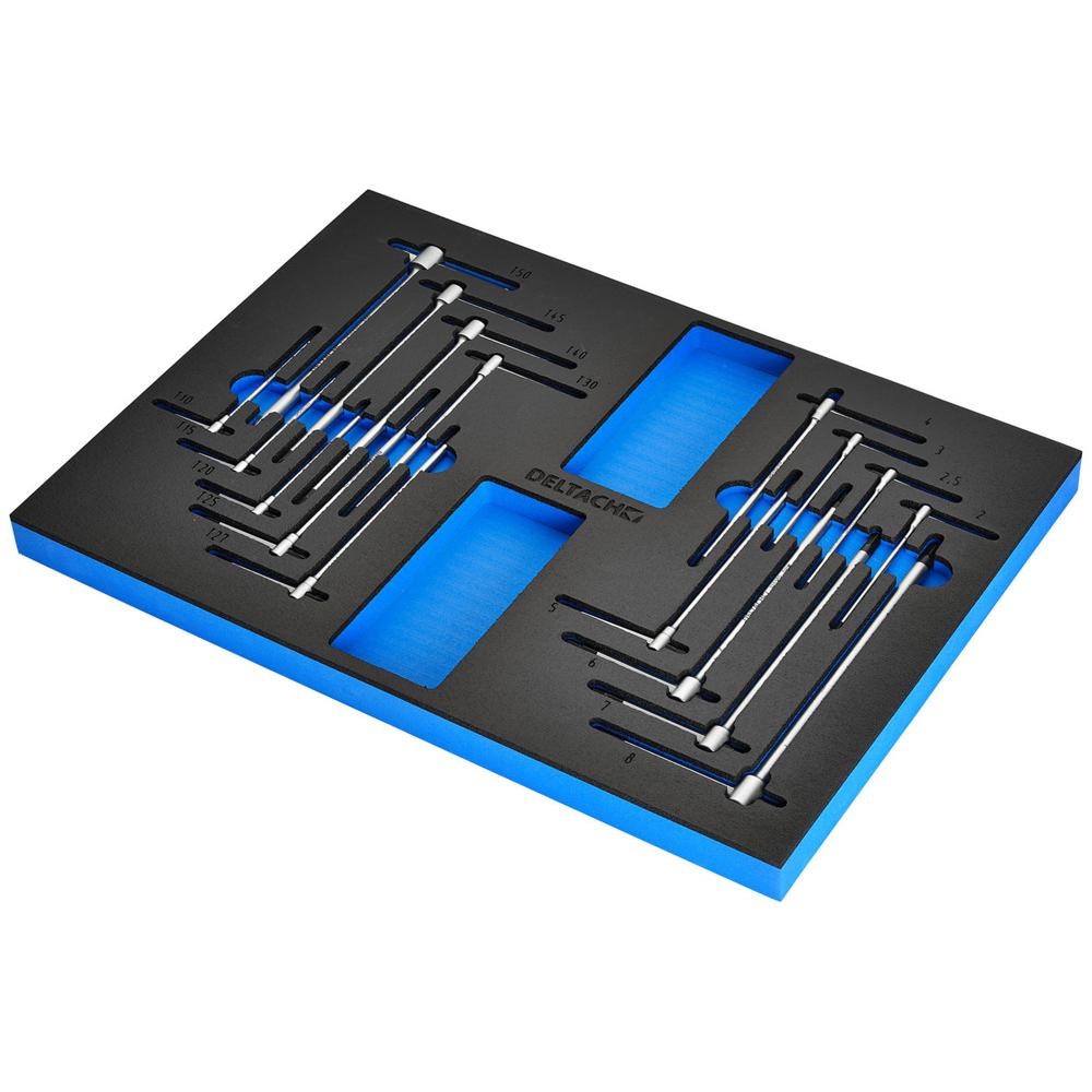 17 Piece T Handle Torx and Hex Key Set in EVA Foam Inlay